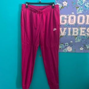 Pink Nike Sweatpants